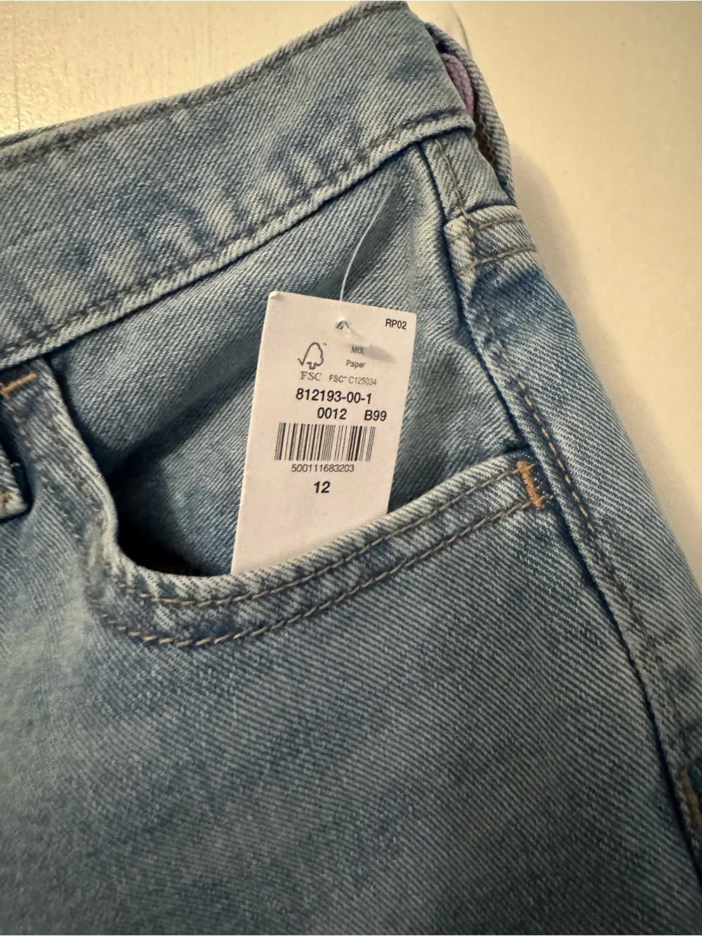 Old Navy Light Blue Kids Straight-Leg Jeans